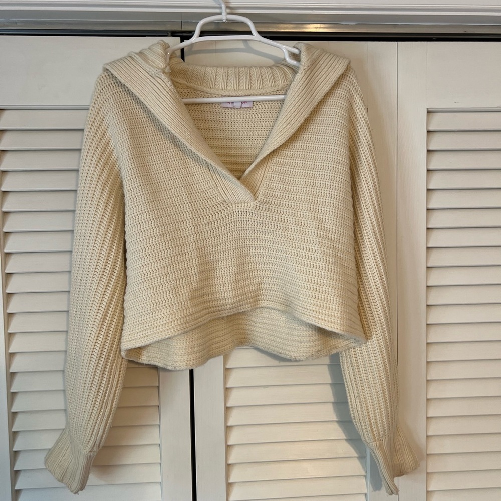 Cream sweater!
